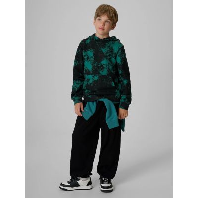 5. Bluza dresowa regular z kapturem chłopięca 4F 4FJKAW26TSWSM3154-90A