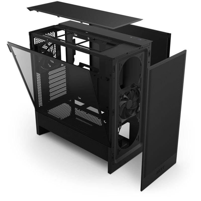 7. NZXT OBUDOWA H5 FLOW MIDI TOWER Z OKNEM CZARNA