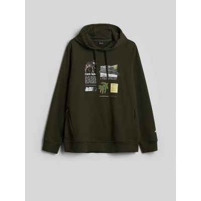 7. Bluza dresowa regular z kapturem męska 4F 4FRAW26TSWSM3162-43S