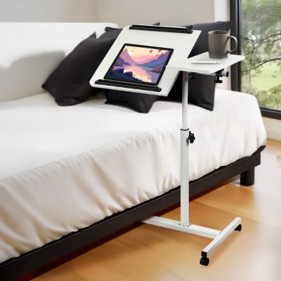 8. MACLEAN MOBILNE BIURKO/STAND NA LAPTOP, BIAŁE, REGULACJA WYSOKOŚĆ 59-89CM, MAX. 30KG MC-121 W