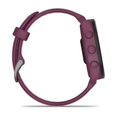 14. Zegarek sportowy Garmin Forerunner 165 Music AMOLED 43mm Berry Lilac