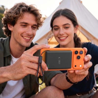 5. Power bank Tech-Protect PB40 LifeMag 10000MAH 25W QI2.2 + kabel USB-C / USB-C 150 mm - czarny