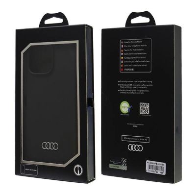 7. Etui Audi Silicone Case na iPhone 16 Pro Max 6.9" - czarne