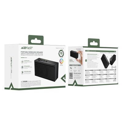 8. Głośnik Bluetooth Acefast K9 Go z trybem stereo i ENC - czarny