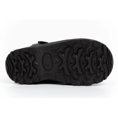 7. Lee Cooper buty zimowe dziecięce śniegowce czarne ocieplane na rzep