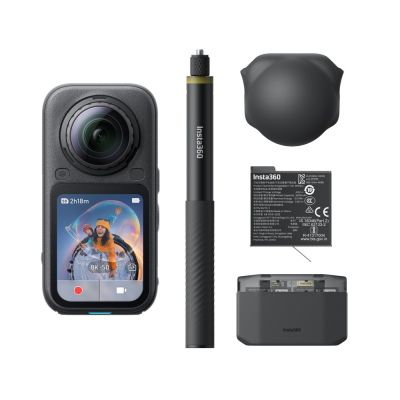 2. Insta360 X6 Essentials Bundle aparat do fotografii sportowej 120 MP 8K Ultra HD 25,4 / 1,1 mm (1 / 1.1") Wi-Fi 196 g