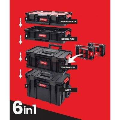 2. QBRICK SYSTEM TWO ZESTAW 6 w 1 535 x 390 x 820