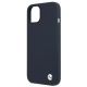5. Etui BMW Silicone Signature na iPhone 13 mini - granatowe