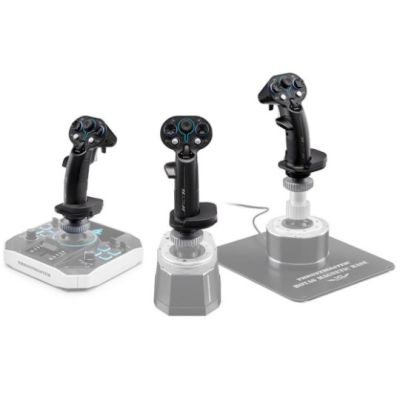 4. Thrustmaster Sol-R 3 AVA Add-On Grip Czarny USB Drążek sterowniczy Analogowa/Cyfrowa PC