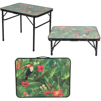 18. STOLIK TURYSTYCZNY 75x55x25-59CM FLOWER ENERO CAMP
