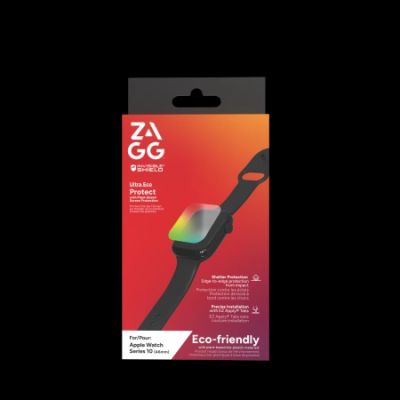 ZAGG InvisibleShield Ultra Eco - folia ochronna na Apple Watch serii 10 (46mm)