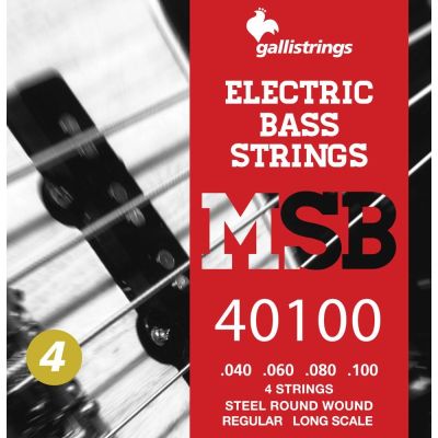 Galli MSB-40100 S - struny do gitary basowej