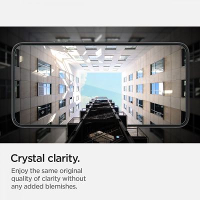 9. Szkło hartowane Spigen Glas.tR EZ Fit na Samsung Galaxy S22 - 2 szt.