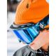 3. Gogle snowboardowe damskie/męskie Volcom YAE LAGOON TIE DYE/BLUE CHROME ochrona UV niebieskie (VG0722110)