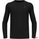 3. Koszulka męska Odlo BL TOP crew neck l/s MERINO 200 roz. L Czarna