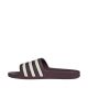 5. Klapki adidas Adilette Aqua bordowe KJ7353