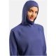 2. Bluza z kapturem Odlo Mid layer hoody CUBIC niebieska