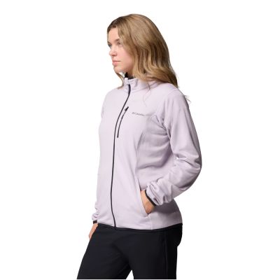 2. Columbia Essential Hike Grid Full Zip Fleece 2136233551 Fioletowe L