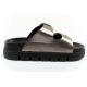 4. Lee Cooper buty laczki damskie klapki srebrne wygodne platforma modne