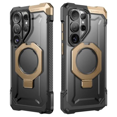2. Etui Supcase UB Grip Mag MagSafe na Samsung Galaxy S26 Ultra - czarno-brązowe