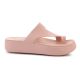 6. CROCS GETAWAY PLATFORM TOE LOOP W PINK CARAMEL 210834-7AF