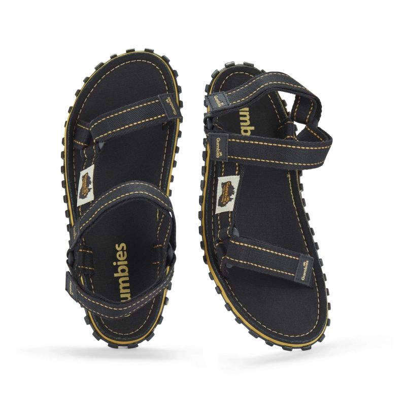 9. Sandały Gumbies Tracker Sandals Unisex Black M GU-SATRA001