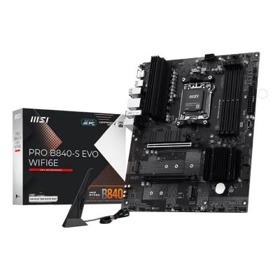 4. MSI Pro B840-S EVO WIFI6E AMD B840 Gniazdo AM5 ATX