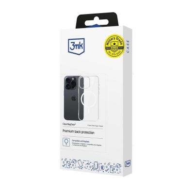 4. Etui 3mk Clear MagCase na Apple iPhone 16 Pro Max - przezroczyste