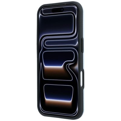 5. Etui BMW Kevlar Metal Logo MagSafe na iPhone 18 Pro / 17 Pro - niebieskie