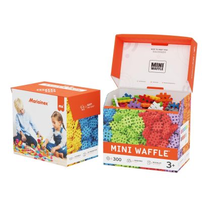 5. MARIOINEX Klocki Mini Waffle, 300 elementów