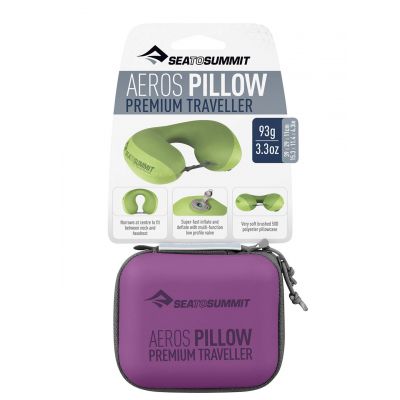 4. Poduszka podróżna Aeros Pillow Premium Traveller turystyczna (APILPREMYHA/MG)