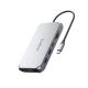 Stacja dokująca USB-C Orico XCR 12w1 2x USB-A 3.1 1x USB-A 2.0 1x USB-C PD 100 W 1x USB-C 3.1 2x HDMI 2.0 4K 60 Hz 1x DisplayPort 1.4 4K 60 Hz 1x SD 3.0 1x microSD 3.0 1x RJ45 Gigabit Ethernet 1x audio CTIA 3,5 mm - szara