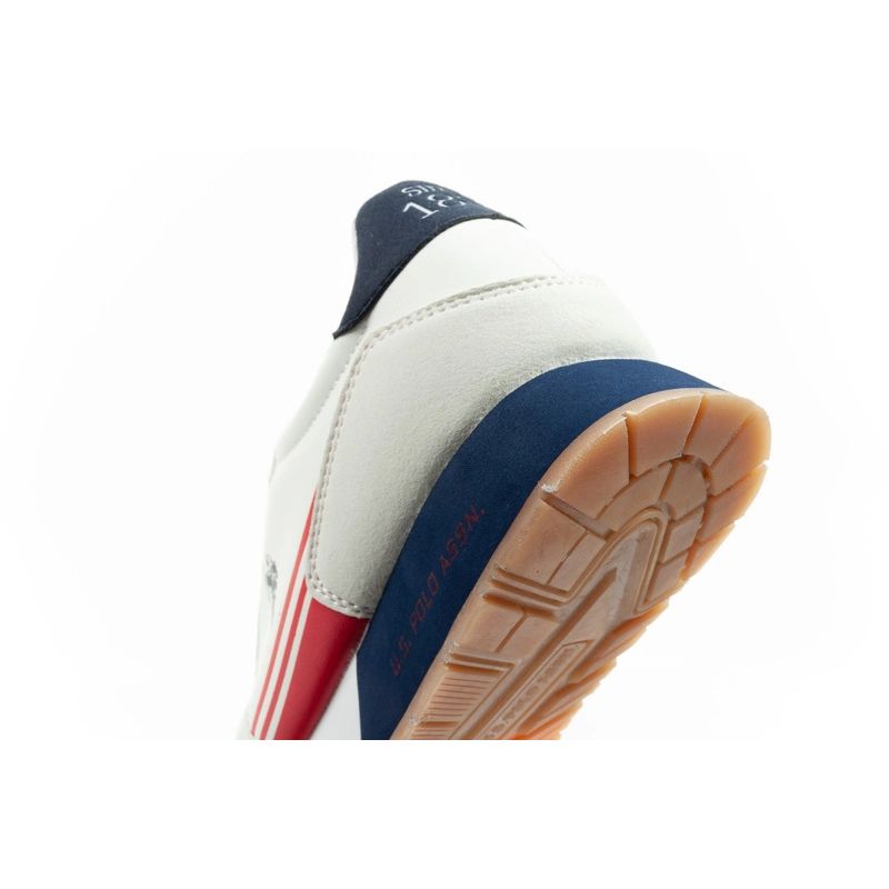 7. U.S Polo Assn buty sportowe sneakersy męskie modne wygodne białe