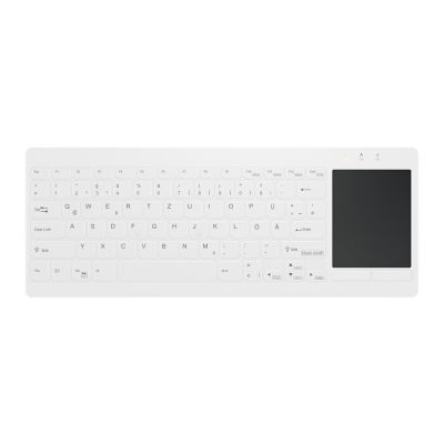 Contour Design Active Key AK-C4412F klawiatura Medyczna USB QWERTZ Niemiecki Biały