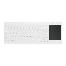 Contour Design Active Key AK-C4412F klawiatura Medyczna USB QWERTZ Niemiecki Biały