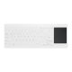Contour Design Active Key AK-C4412F klawiatura Medyczna USB QWERTZ Niemiecki Biały