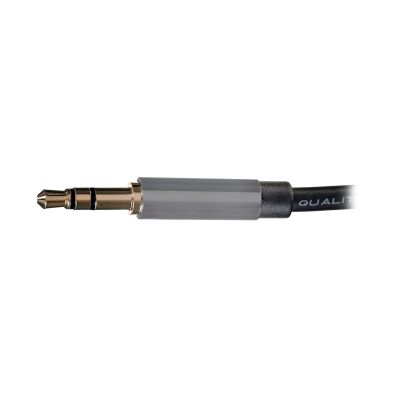 10. Kabel audio 3,5 mm męski na 2RCA męski 5m czarny