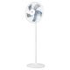 Wentylator podłogowy 50W, śr. 40 cm, 3 prędkości, oscylacja, biały