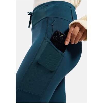 4. Legginsy damskie Odlo X-ALP CARGO WINTER Tights zielone