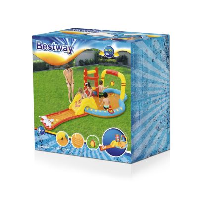 23. Bestway 53068 Dmuchany Plac zabaw 435x213x117cm