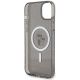 7. Etui Karl Lagerfeld Karl&Choupette Glitter MagSafe na iPhone 15 - czarne