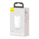 5. Baseus GaN2 Lite szybka ładowarka sieciowa 65W USB / USB Typ C Quick Charge 3.0 Power Delivery (azotek galu) biały (CCGAN2L-B02)