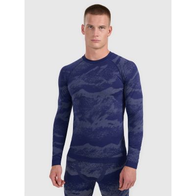 4. Bielizna termoaktywna bezszwowa (góra) męska 4F 4FWAW25USEAM227-32A