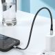 6. Kabel Dudao L10P Lightning - USB-C PD 20W 0,23m - czarny