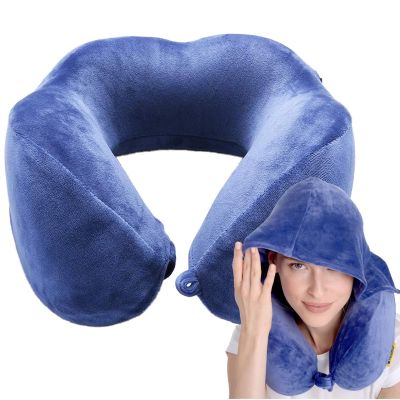 TRAVEL BLUE PODUSZKA Z PIANKI MEMORY TRANQUILITY HODDIE Z KAPTUREM