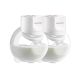 4. Momcozy S12 Pro Quick White Double Pack | Laktator muszlowy | Bezprzewodowy, podwójny, kolor biały