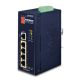 3. PLANET ISW-504PT łącza sieciowe Nie zarządzany L2 Fast Ethernet (10/100) Obsługa PoE Czarny