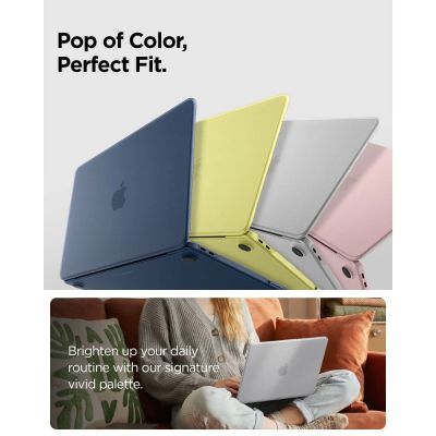 6. Etui Spigen AirSkin na MacBook Neo 13" 2026 - przezroczyste matowe
