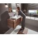 3. Hansgrohe Vivenis jednouchwytowa bateria umywalkowa 110 z podnoszoną zatyczką czarny mat