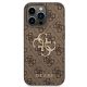 3. Etui Guess 4G Big Metal Logo na iPhone 14 Pro - brązowe